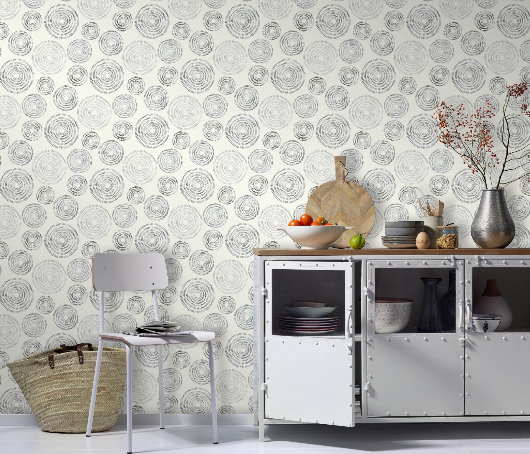 Tapet decorativ cu cercuri