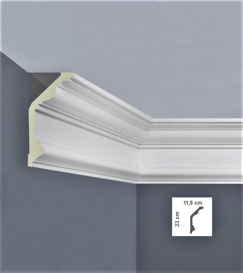 Cornisă decorativă tavan poliuretan C3332