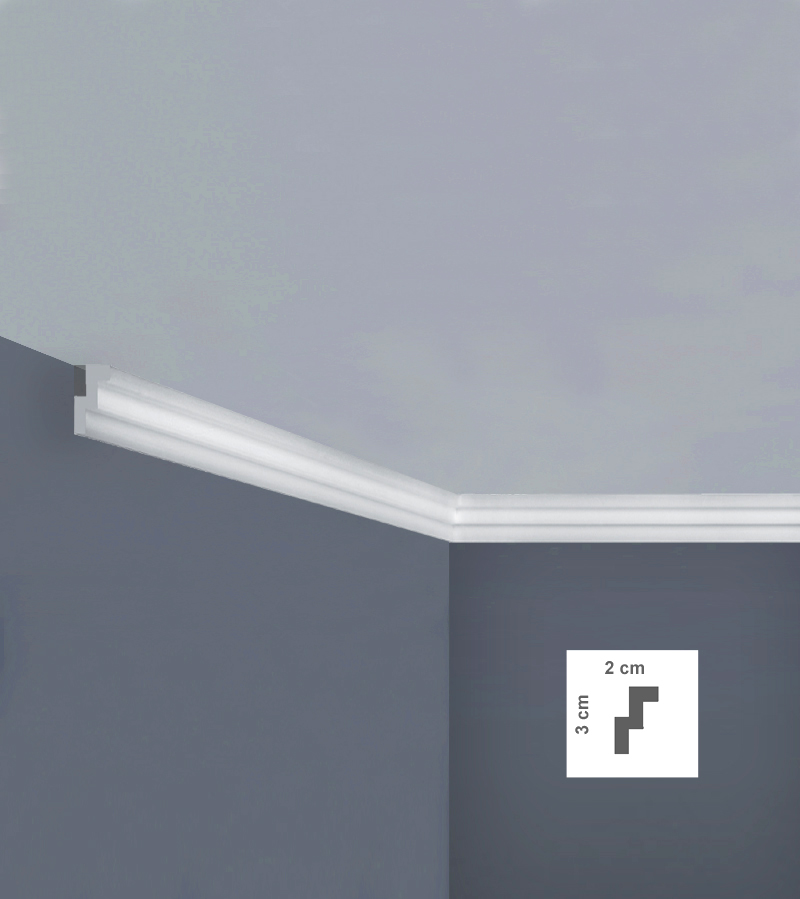 Cornisă decorativă tavan din polistiren I717