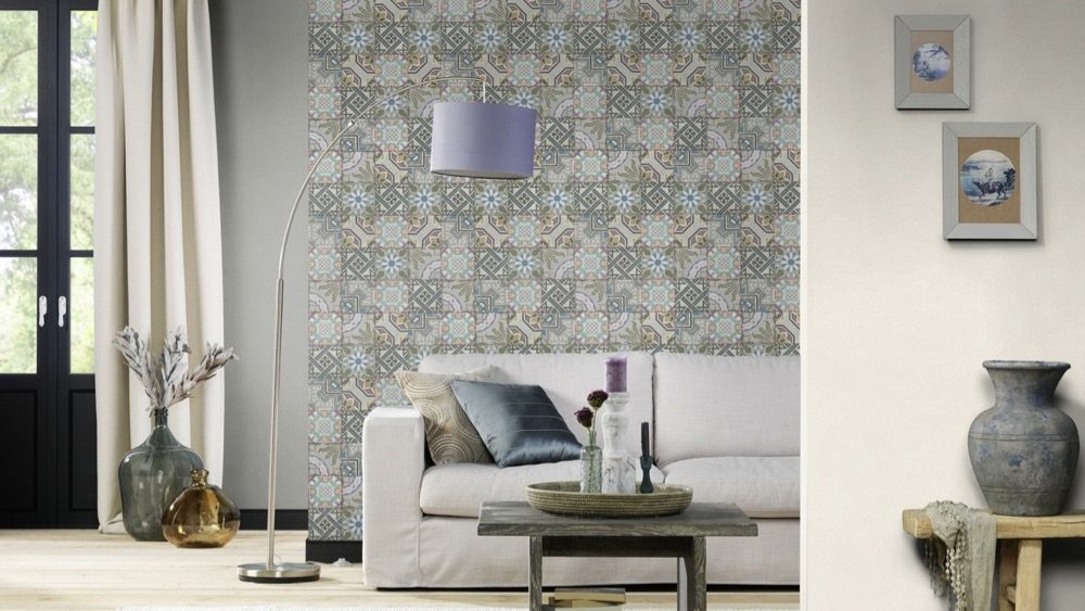 Tapet design patchwork 526301