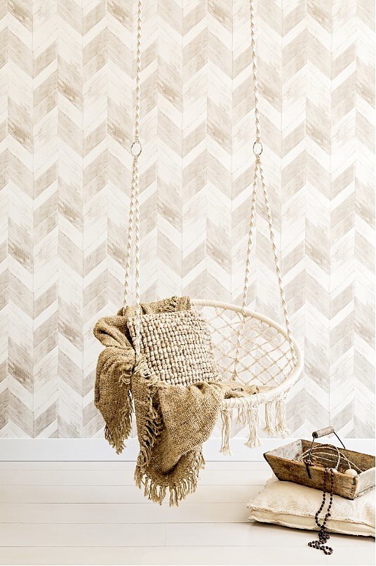 Tapet decorativ cu model chevron 217992