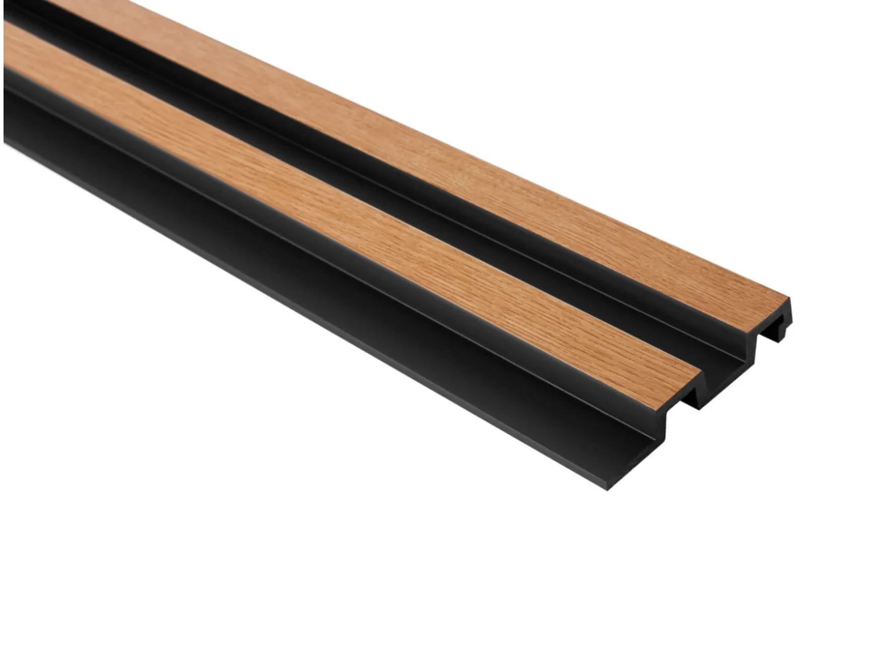 Panou decorativ riflat din polimer dur LARGO