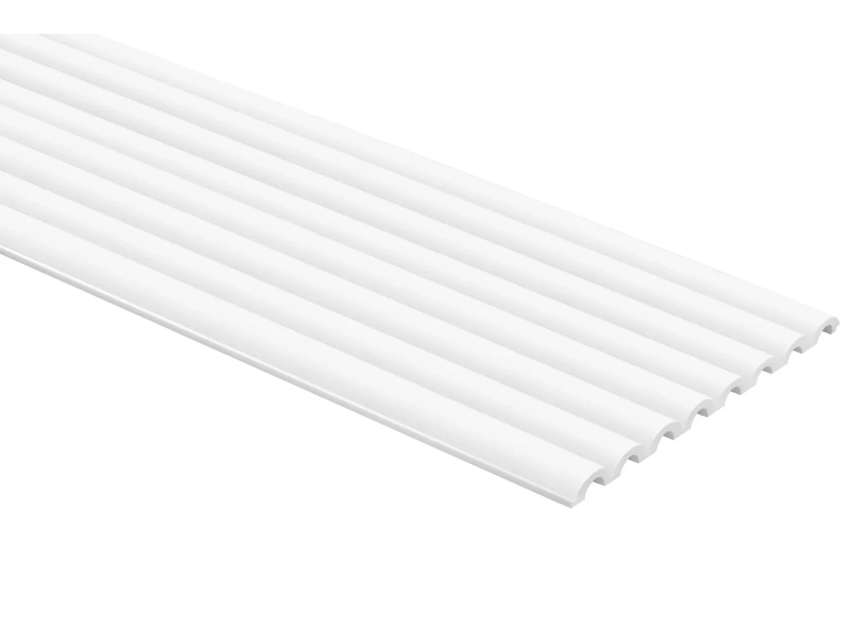 Panou decorativ riflat din polimer dur, vopsibil, WP001 DUNA