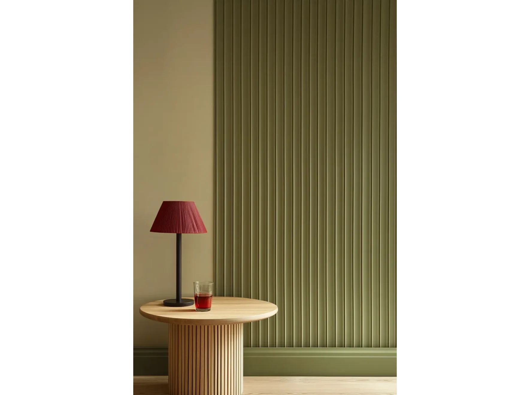 Panou decorativ riflat din polimer dur, vopsibil, WP002 LUMIO