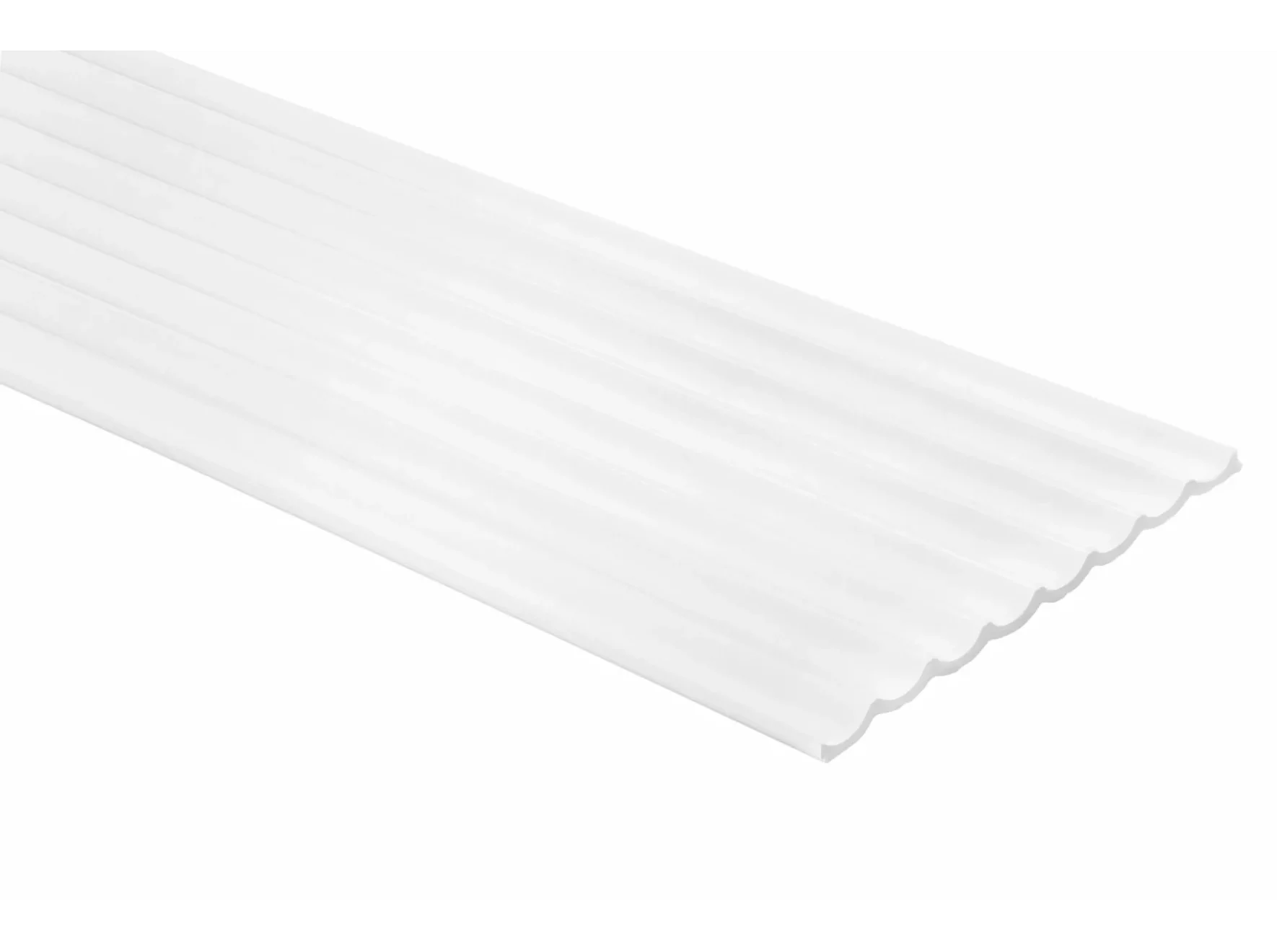 Panou decorativ riflat din polimer dur, vopsibil, WP002 LUMIO