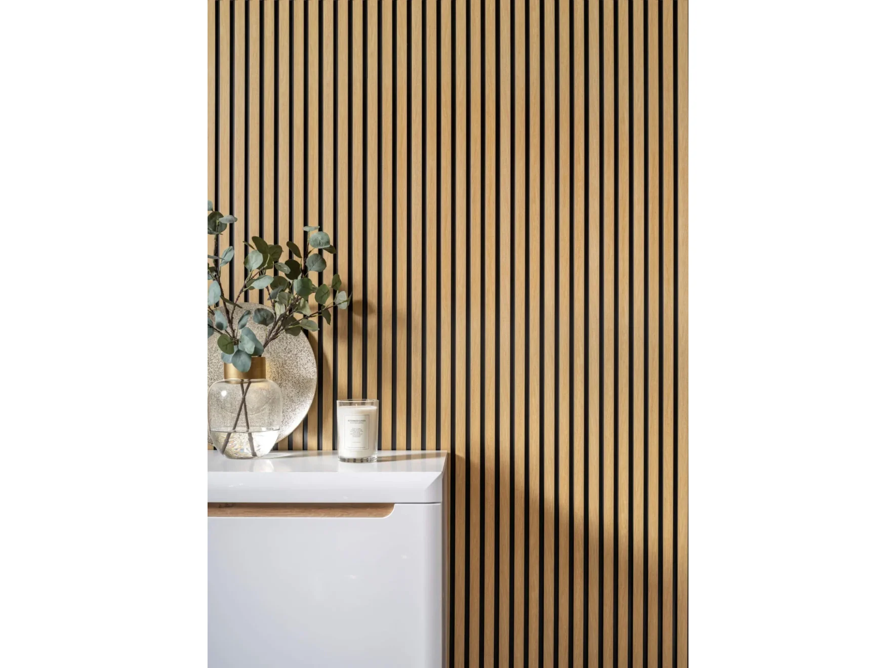 Panou decorativ riflat din polimer dur MEDIO