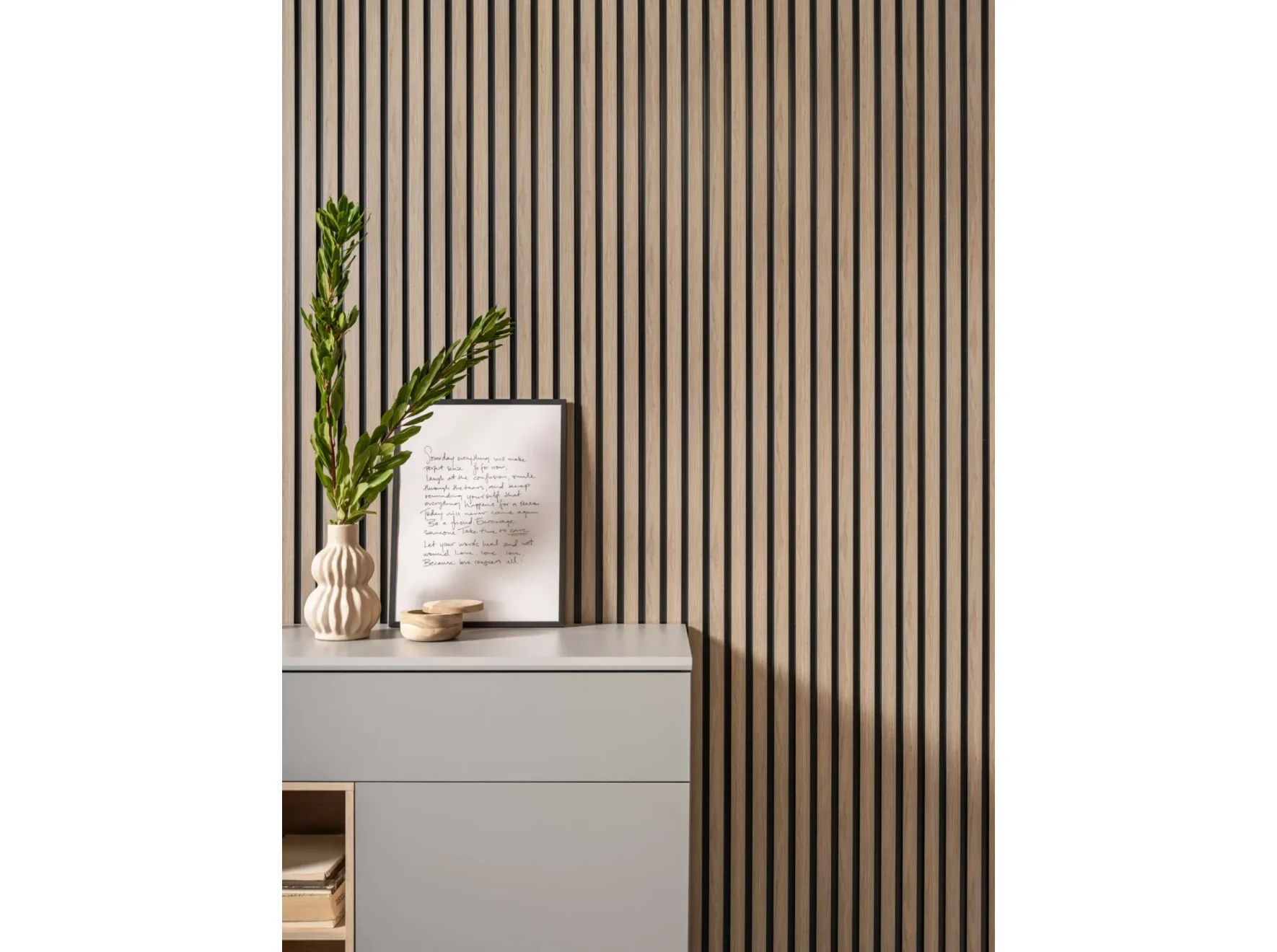 Panou decorativ riflat din polimer dur MEDIO