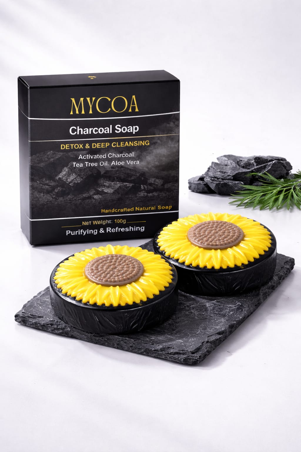 MYCOA Charcoal Soap
