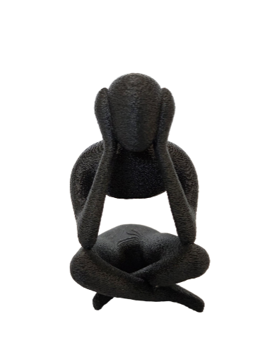 Horen zien zwijgen beeldjes – 3D geprinte decoratie