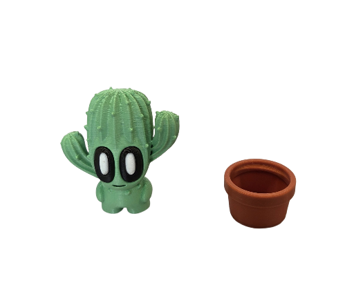 Cactus beeldje – schattige 3D geprinte decoratie