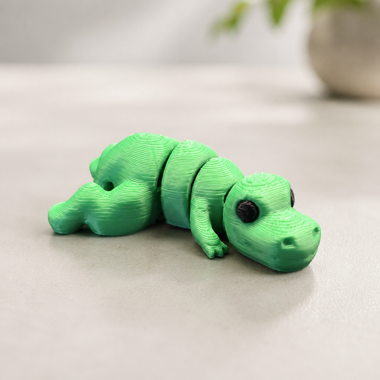 Flexi T-rex – beweegbaar 3D-geprint figuur / sleutelhanger