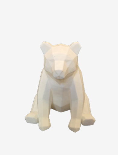 Lowpoly beer – 3D geprint beeldje