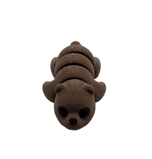 Flexi beer – beweegbaar 3D-geprint figuur / sleutelhanger