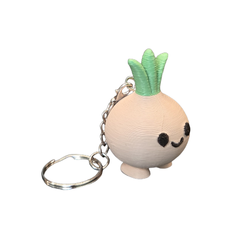 Ui sleutelhanger – schattig 3D geprint figuurtje