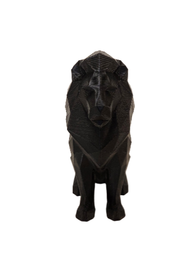 Lowpoly leeuw – 3D geprint beeldje