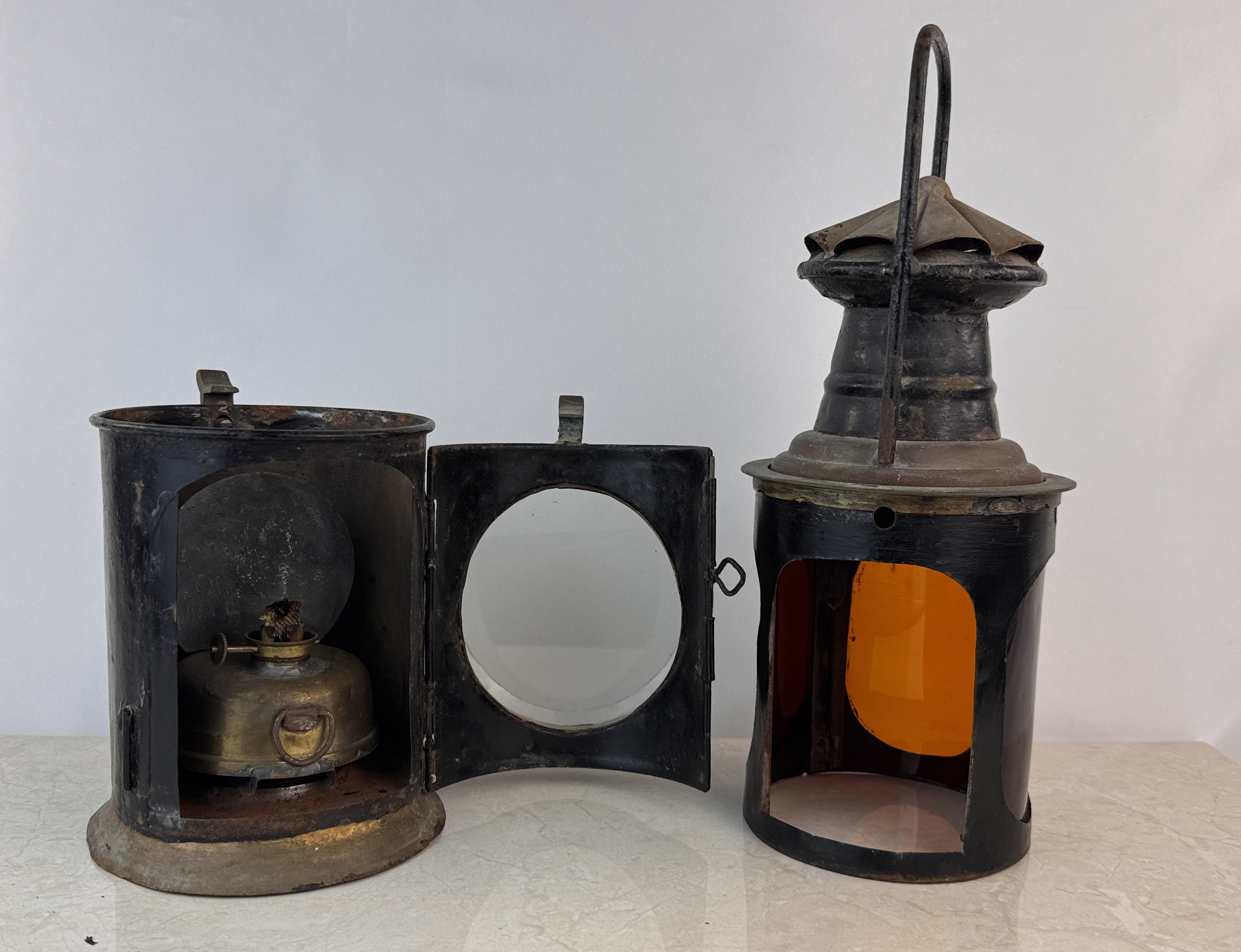 Lote 88- Lampara ferroviaria siglo XX 120/150 eur.