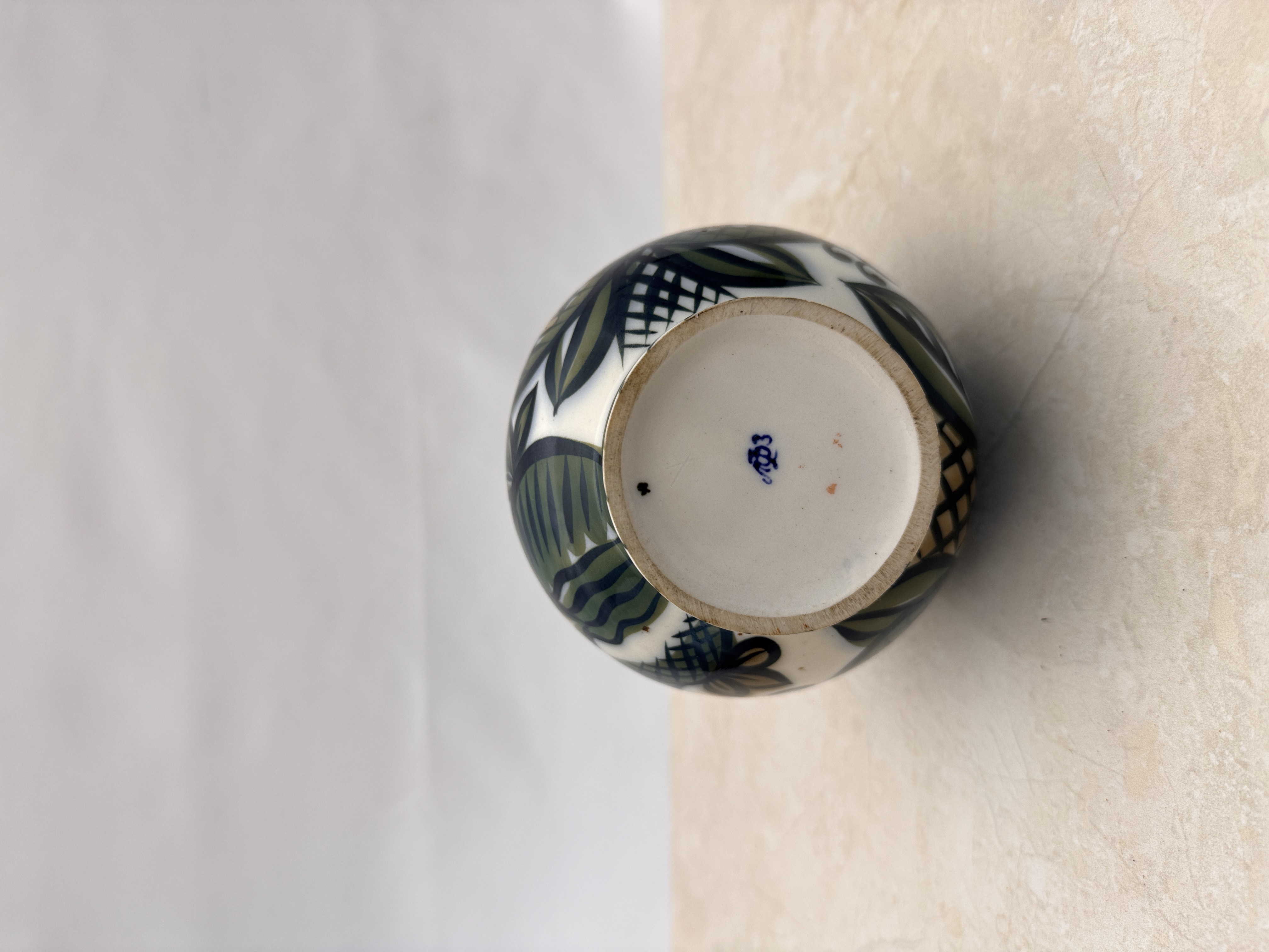 Lote 81- GORODETSKY Vladimir Mikhailovih (924/1977)-  Jarron monofloral de ceramica 30/50 eur.