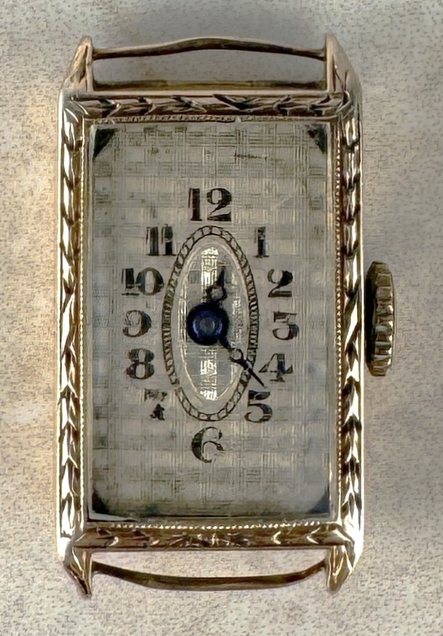 Lote 161- Elegante reloj de pulsera ART-DËCO de señora en oro de 18 K. Suiza, ca. 1925-1935. 250eur.