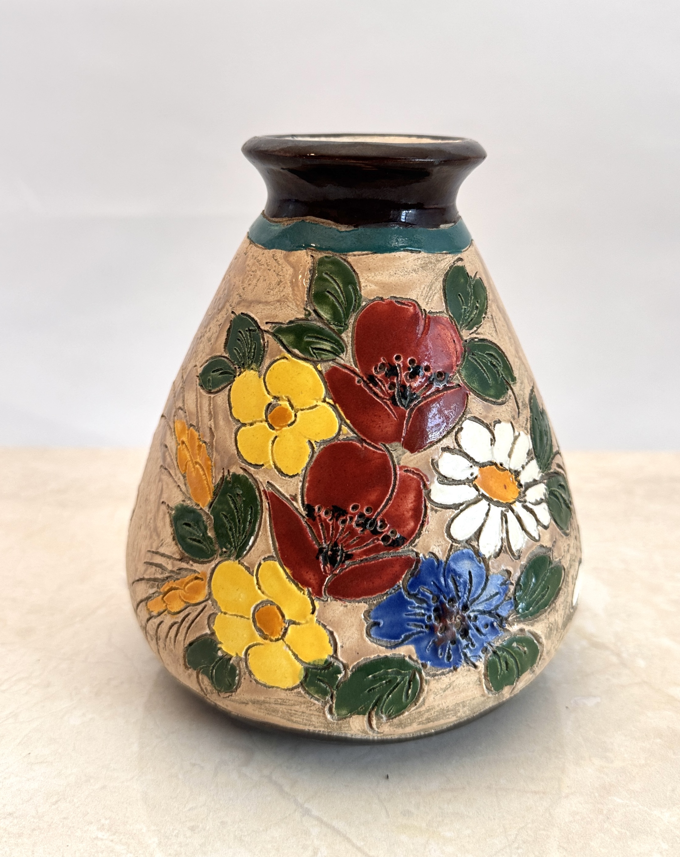 Lote 79- VALLAURIS- Jarron de ceramica 70/80 eur