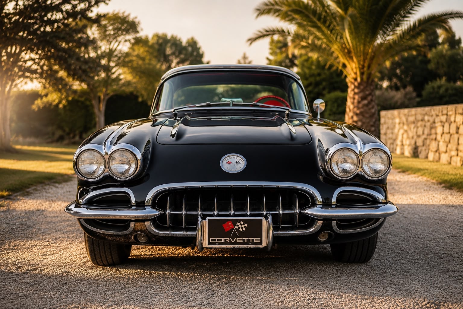 LOTE 1- MÍTICO E IMPRESIONANTE CORVETTE CHEVROLET C1 DE 1959