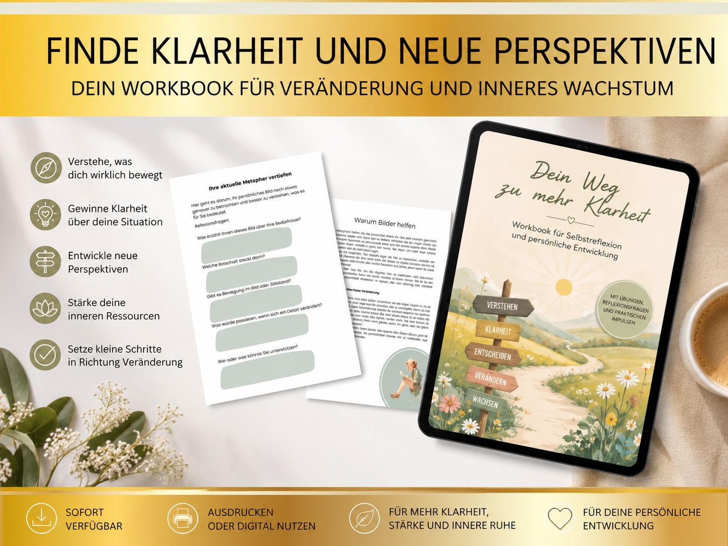 Fühlen Sie sich orientierungslos? Selbstreflexion Workbook für mehr Klarheit, persönliche Entwicklung und neue Perspektiven PDF