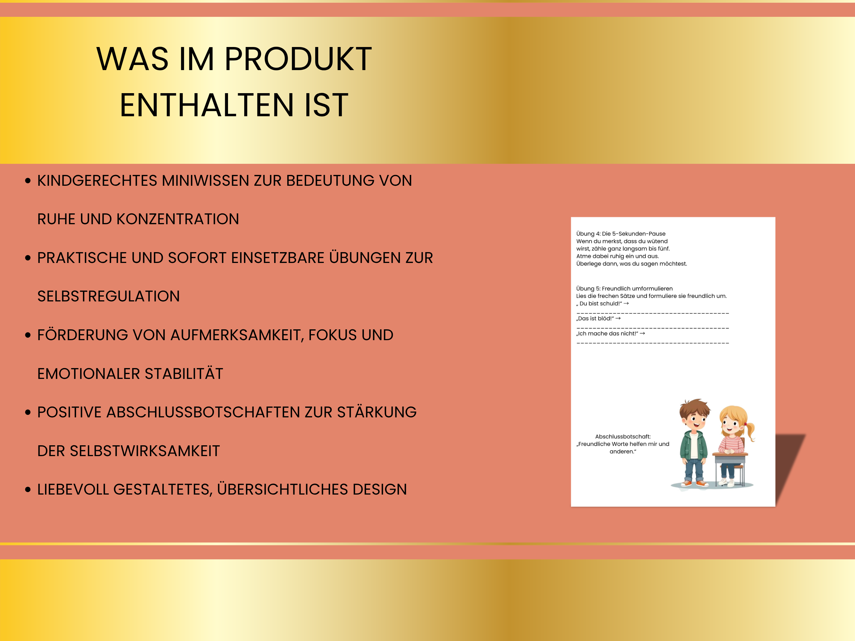 Konzentration Kinder Workbook Bundle