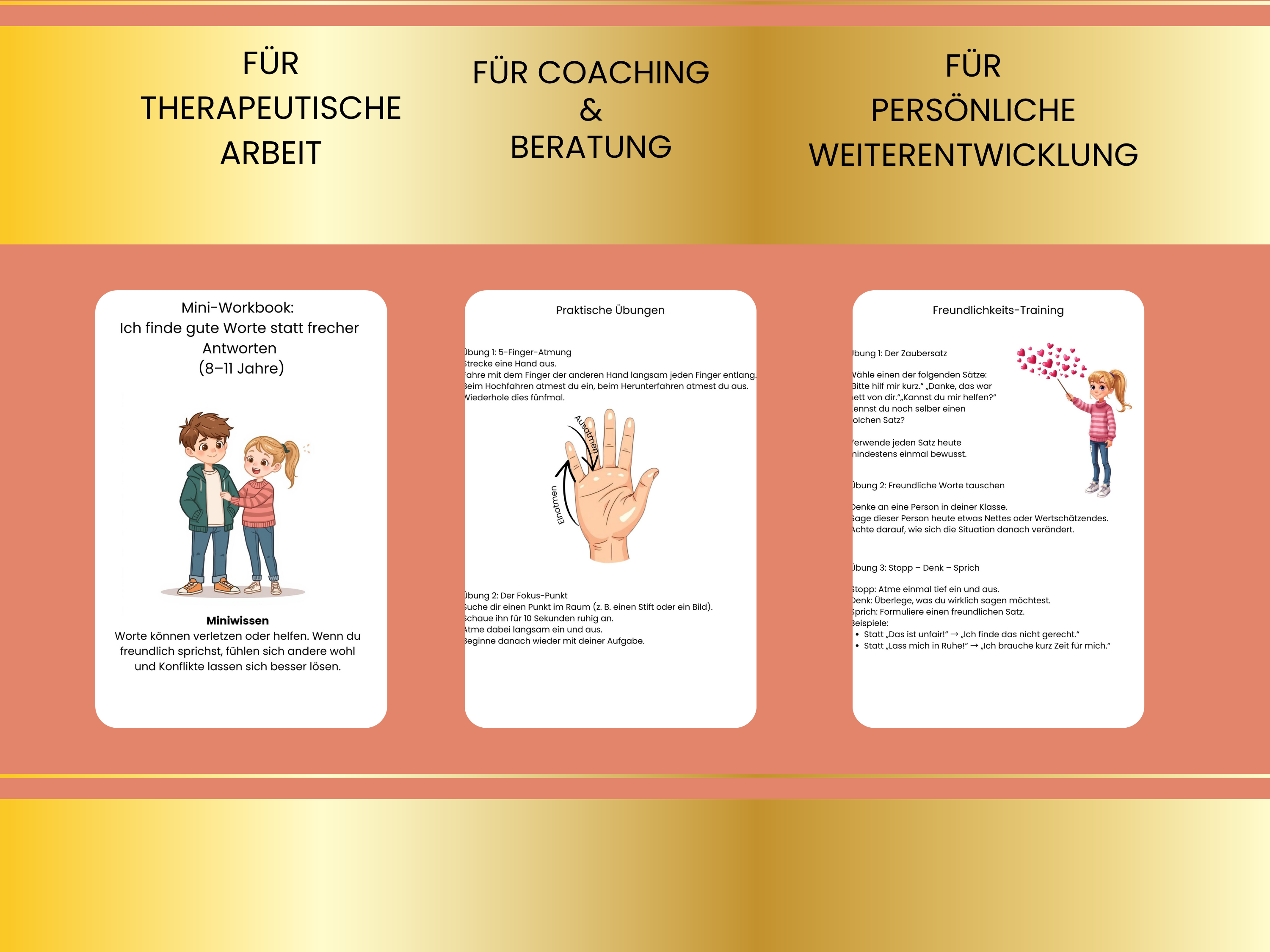 Konzentration Kinder Workbook Bundle