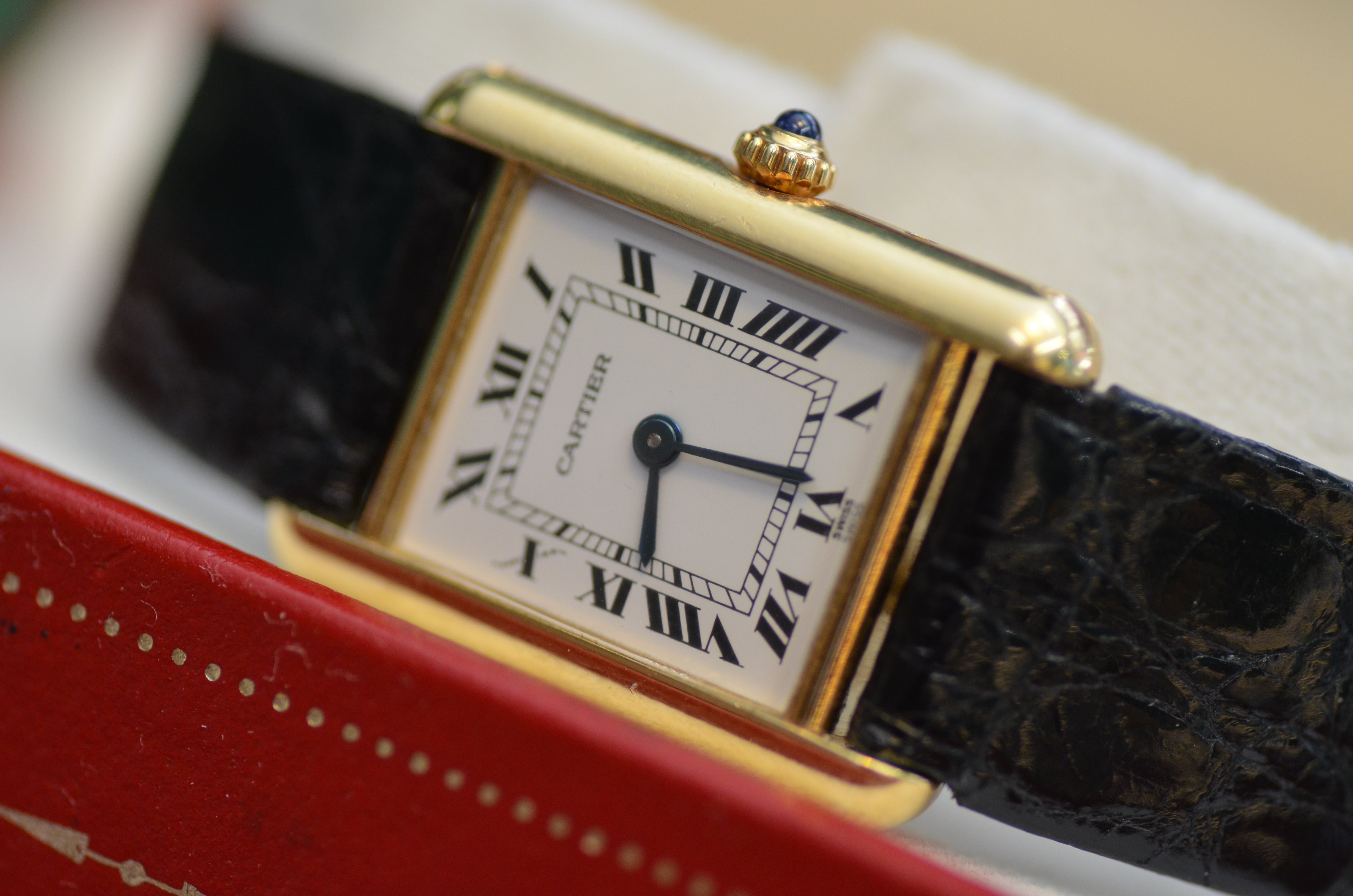Cartier Tank Louis, 18Ct Gold