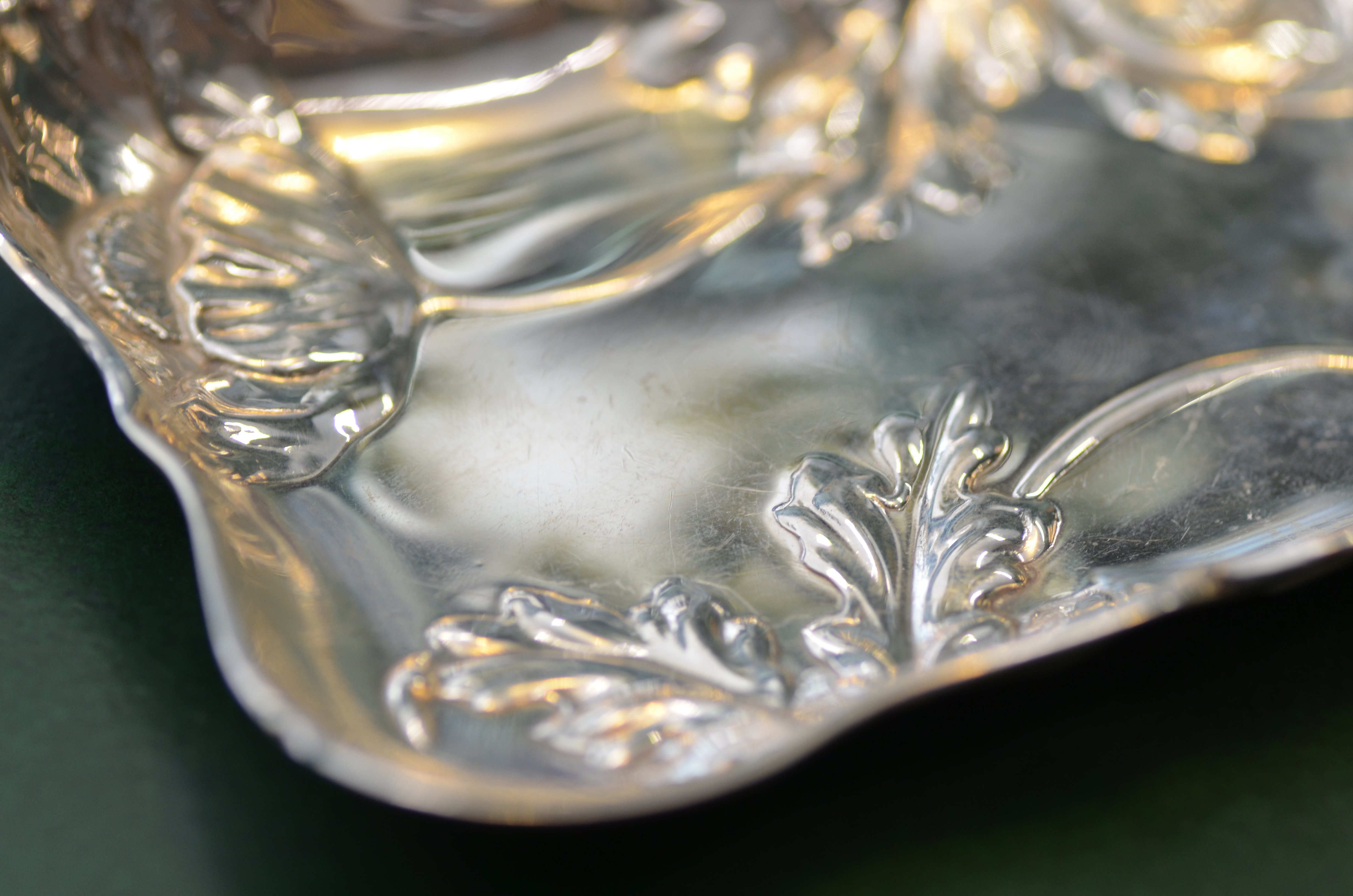 English Sterling Silver Tray, Full Hallmarks
