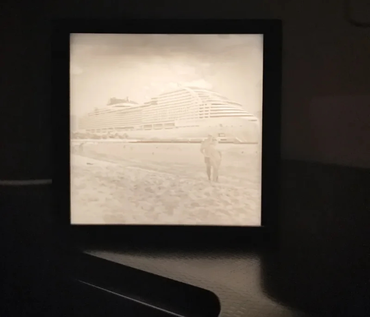 Lámpara personalizada 4 fotos 