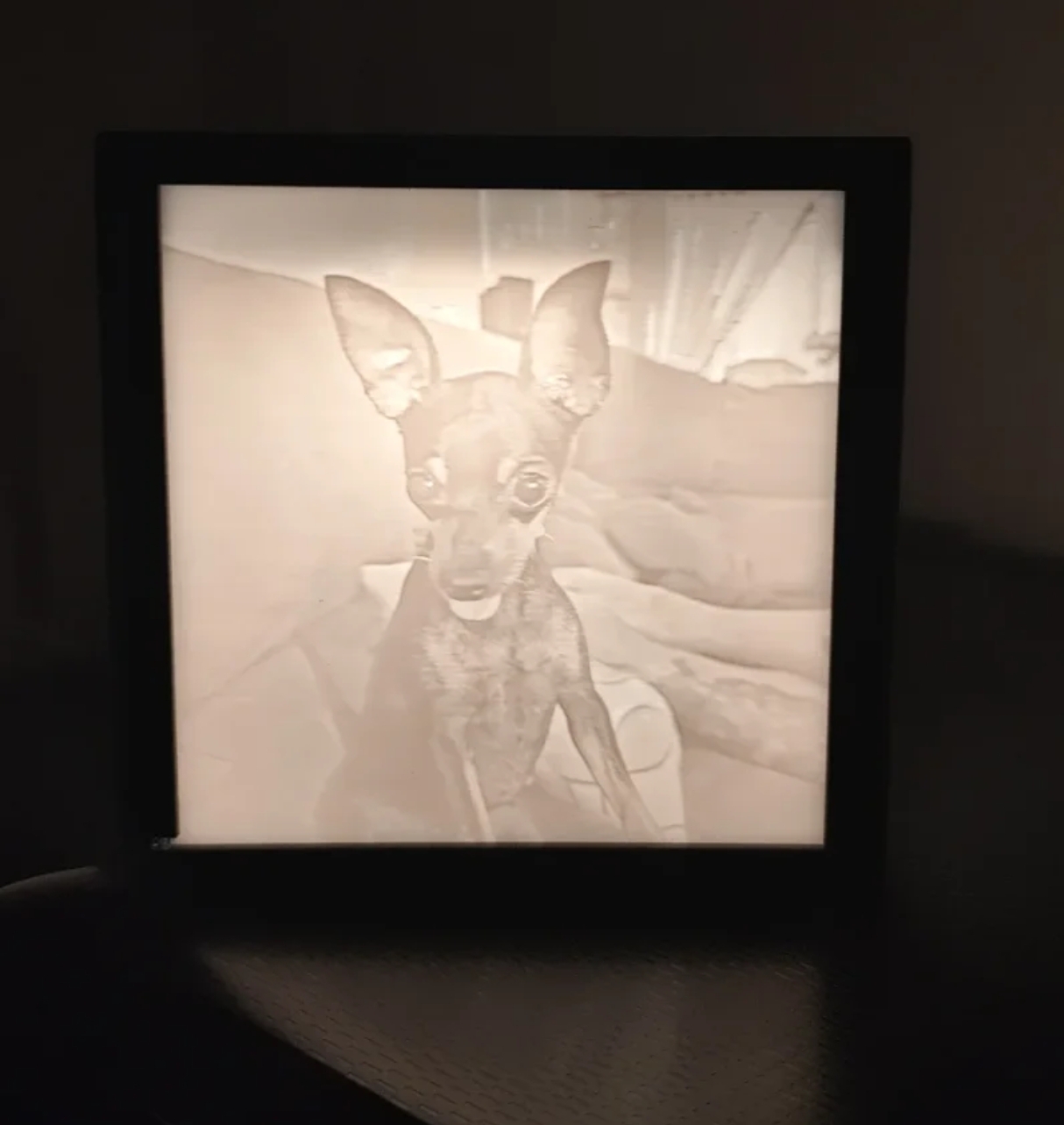 Lámpara personalizada 4 fotos 