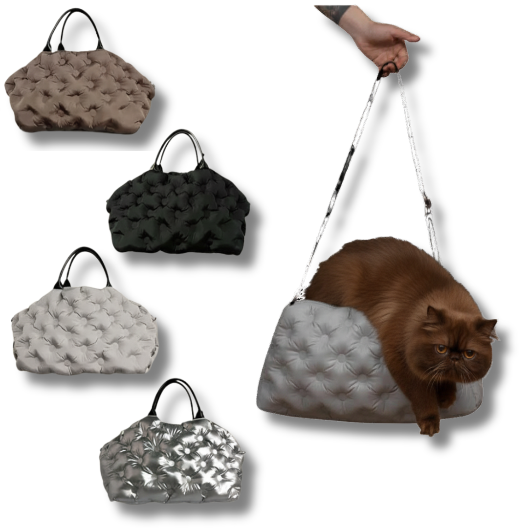 Plush Cat Carrier Bag