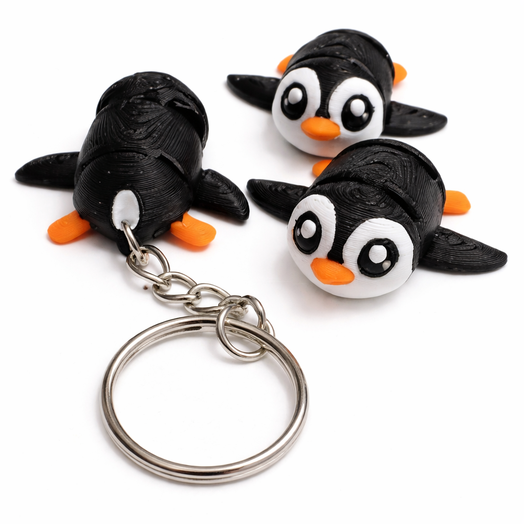 Llavero pingüino flexy