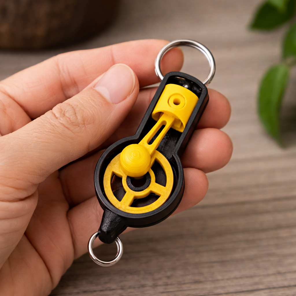 Llavero pistón de carro