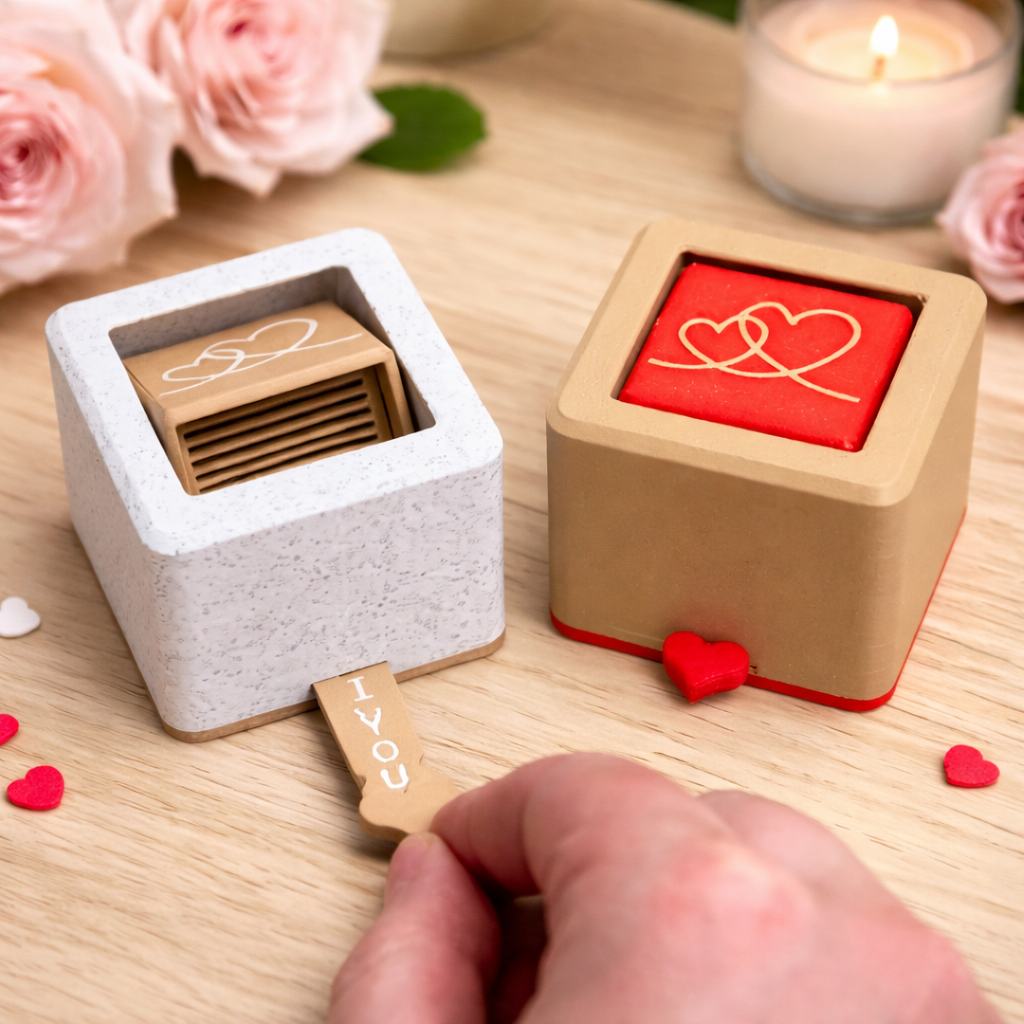 Caja regalo para anillo personalizable