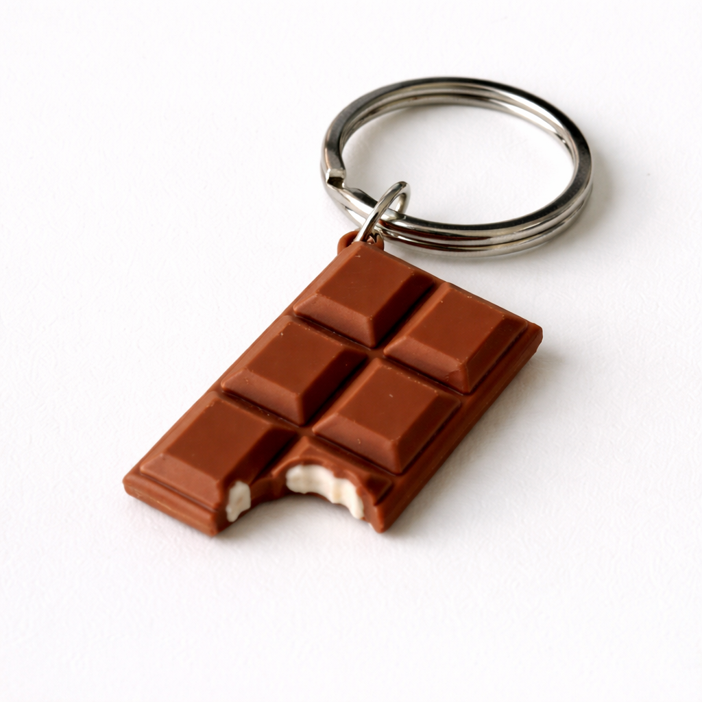 Llavero barra de chocolate personalizable