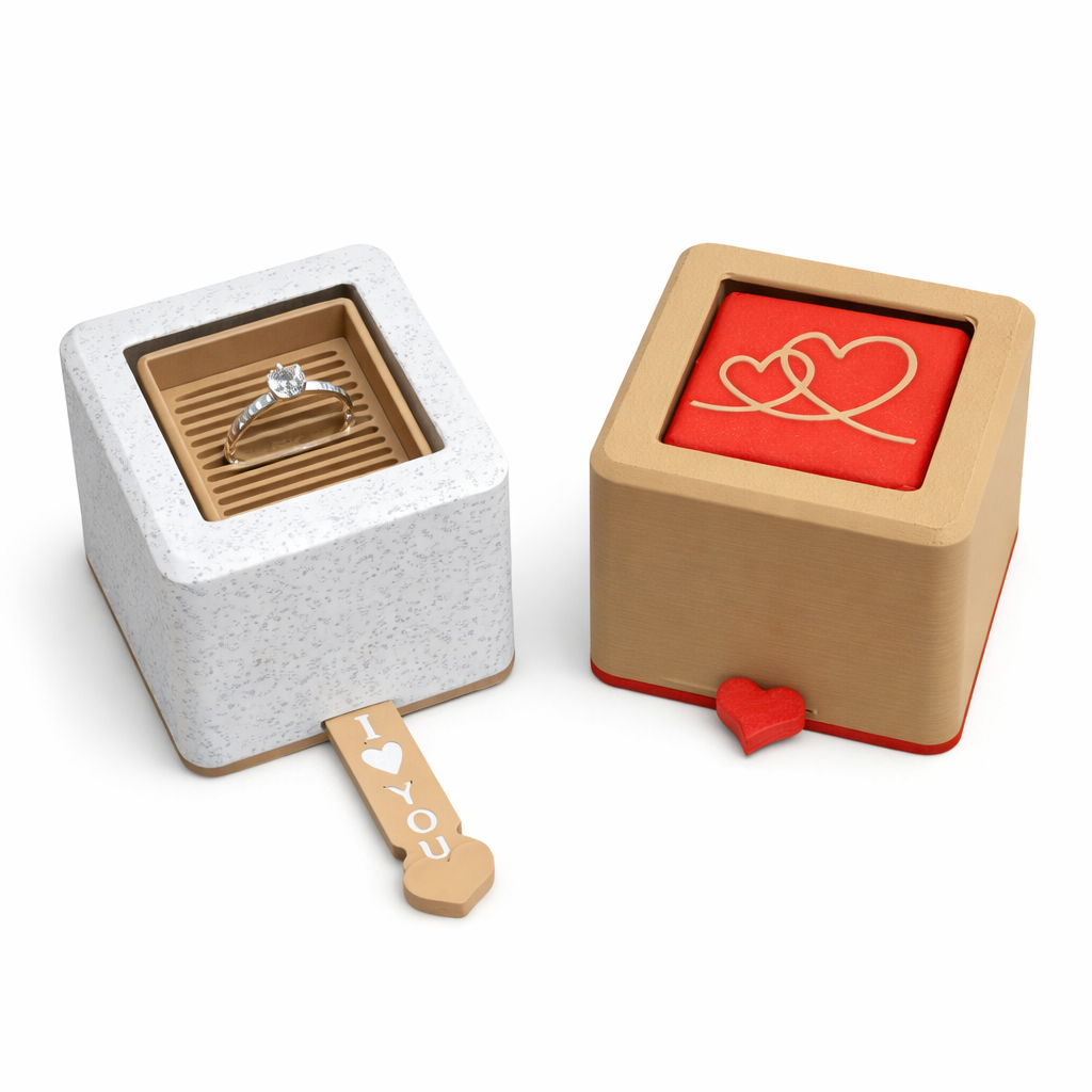 Caja regalo para anillo personalizable