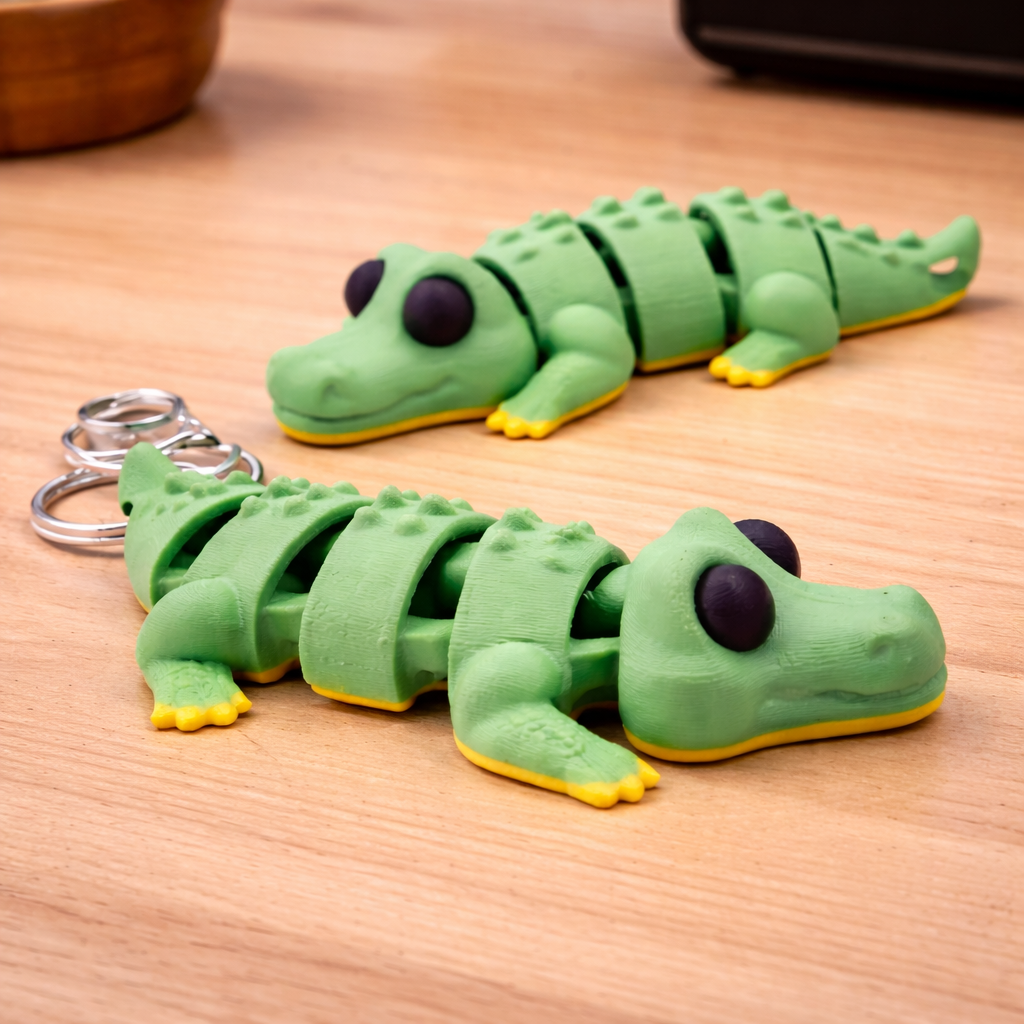 Llavero cocodrilo flexy