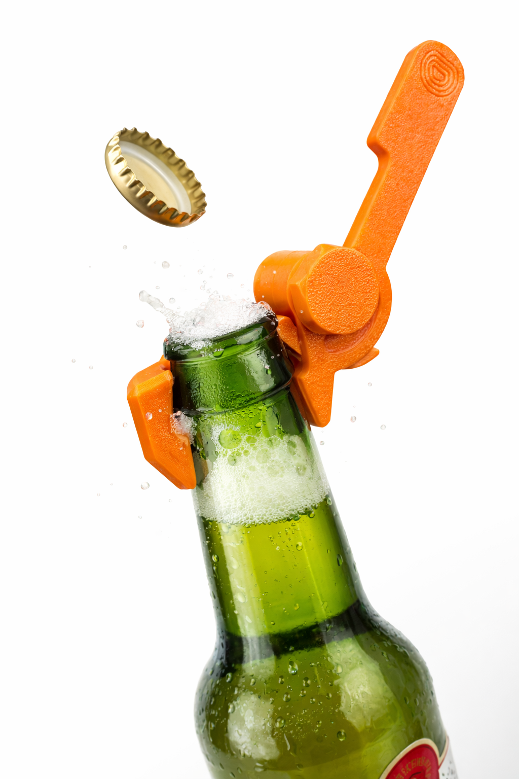 Destapador ruidoso media luna para botellas europeas