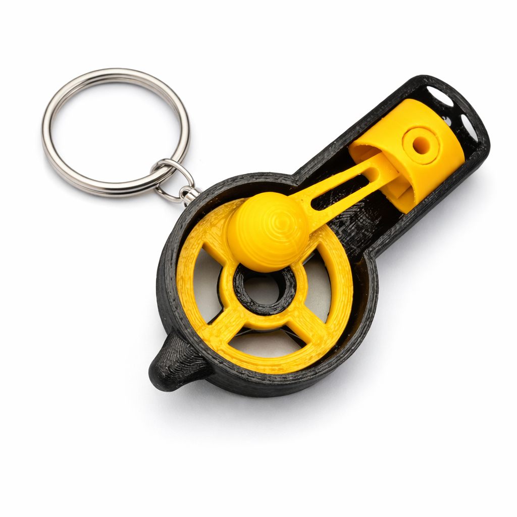 Llavero pistón de carro
