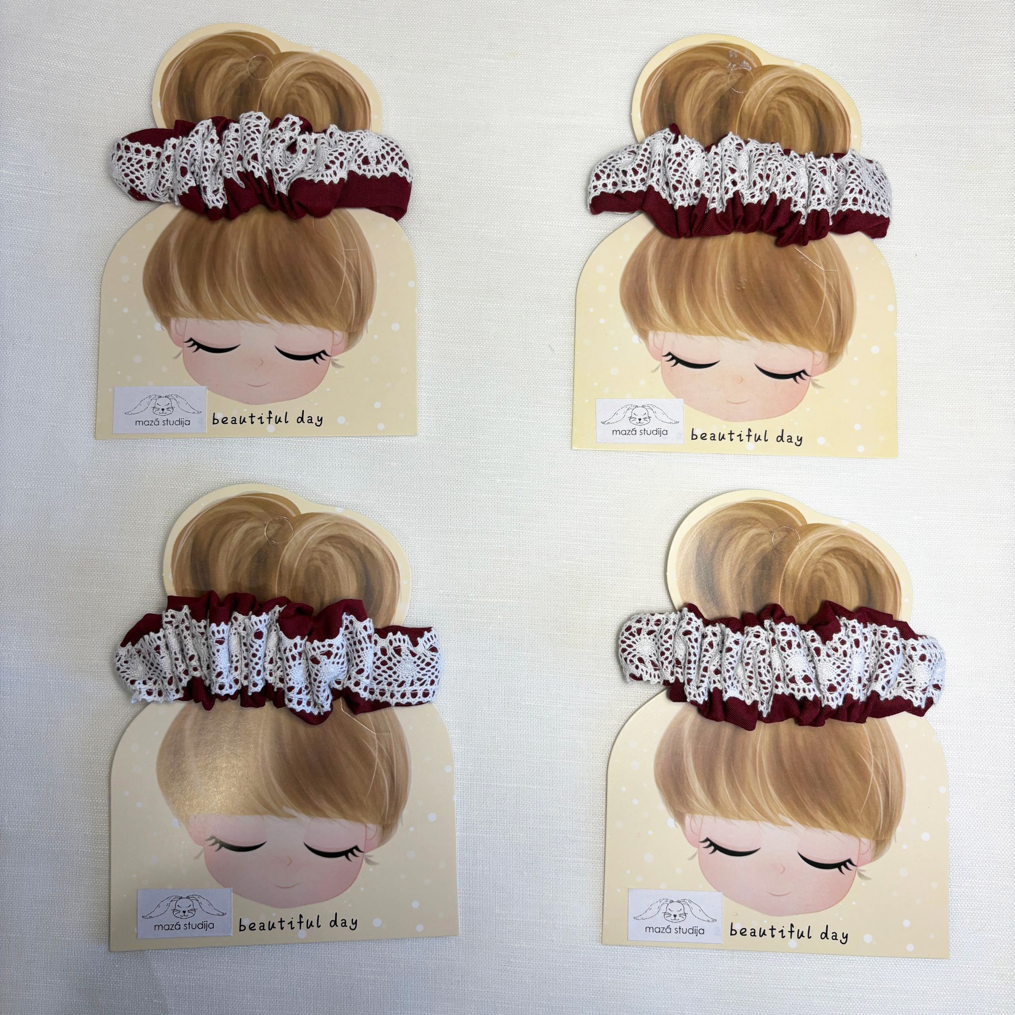 Latviska stila kokvilnas matu sprādze