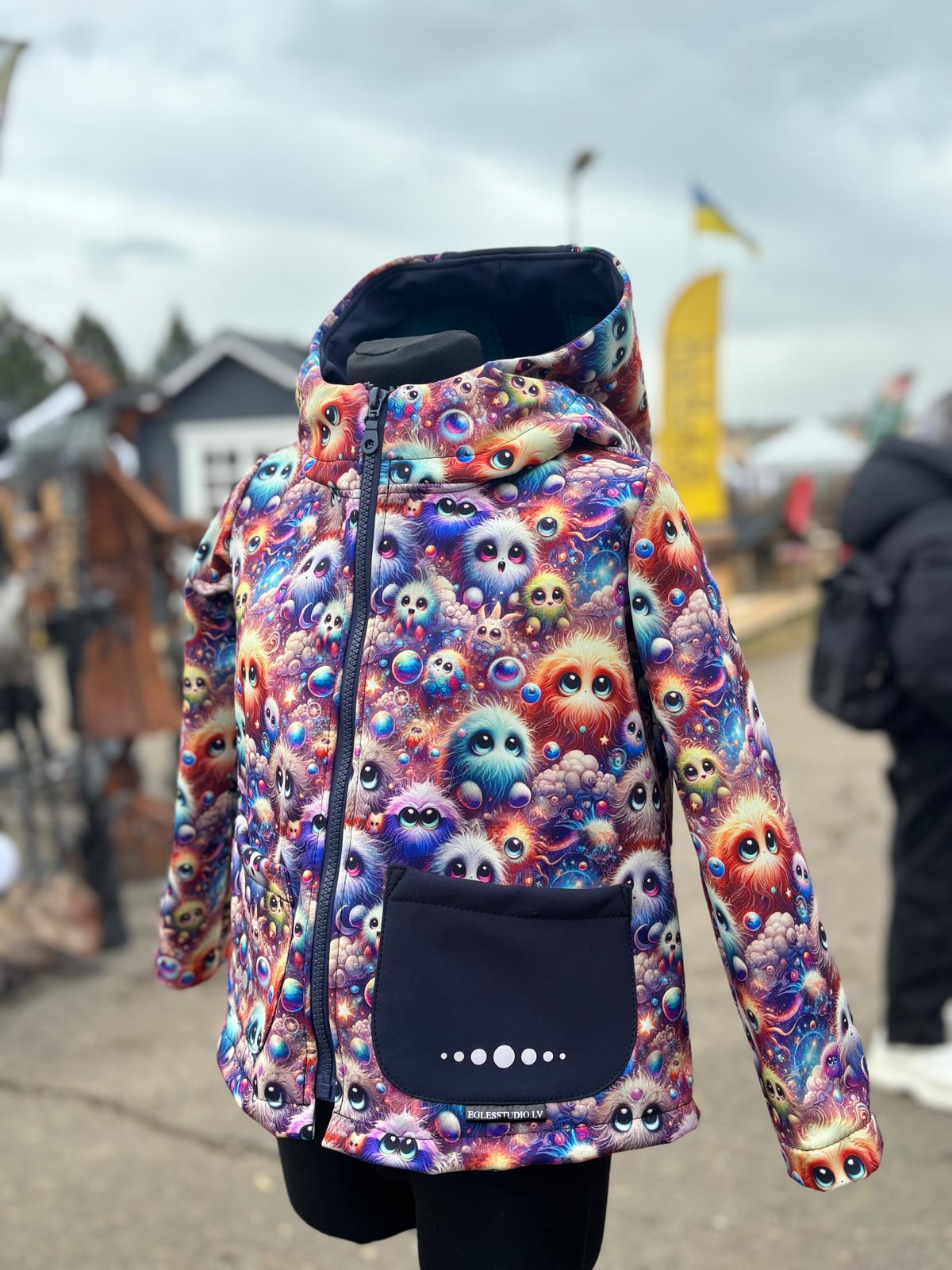 Softshell jaka monstriņi