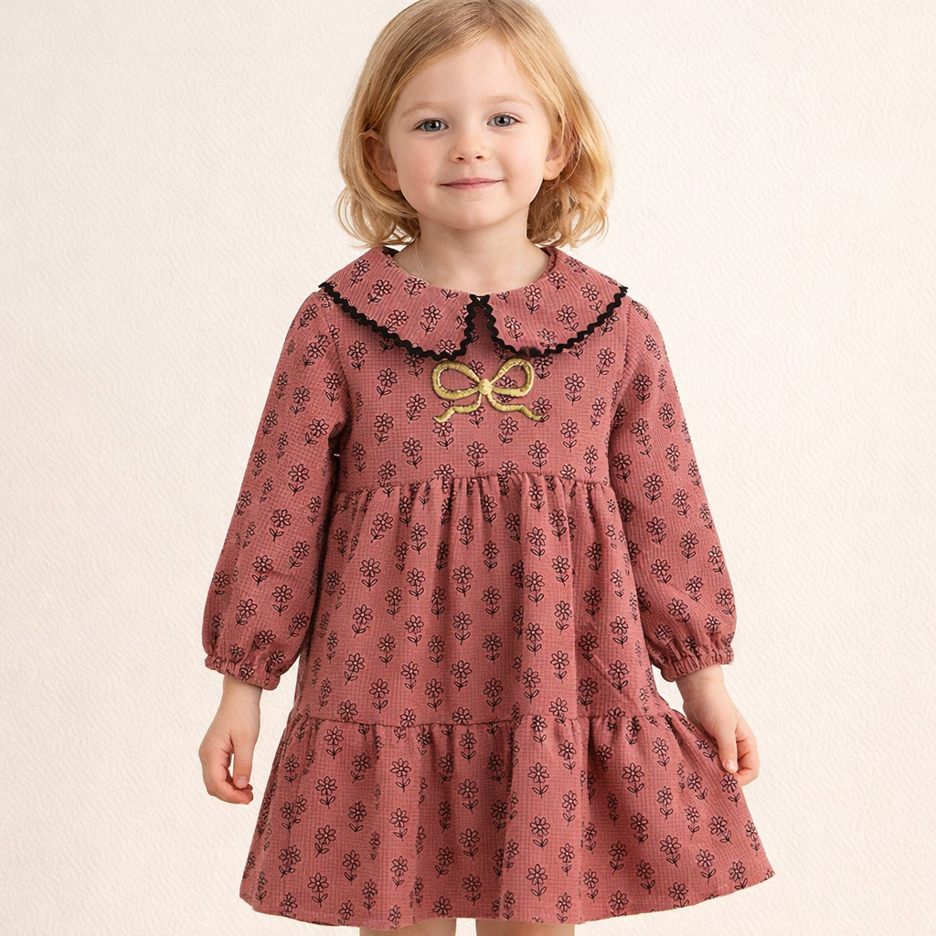 Rozā velūra kleita