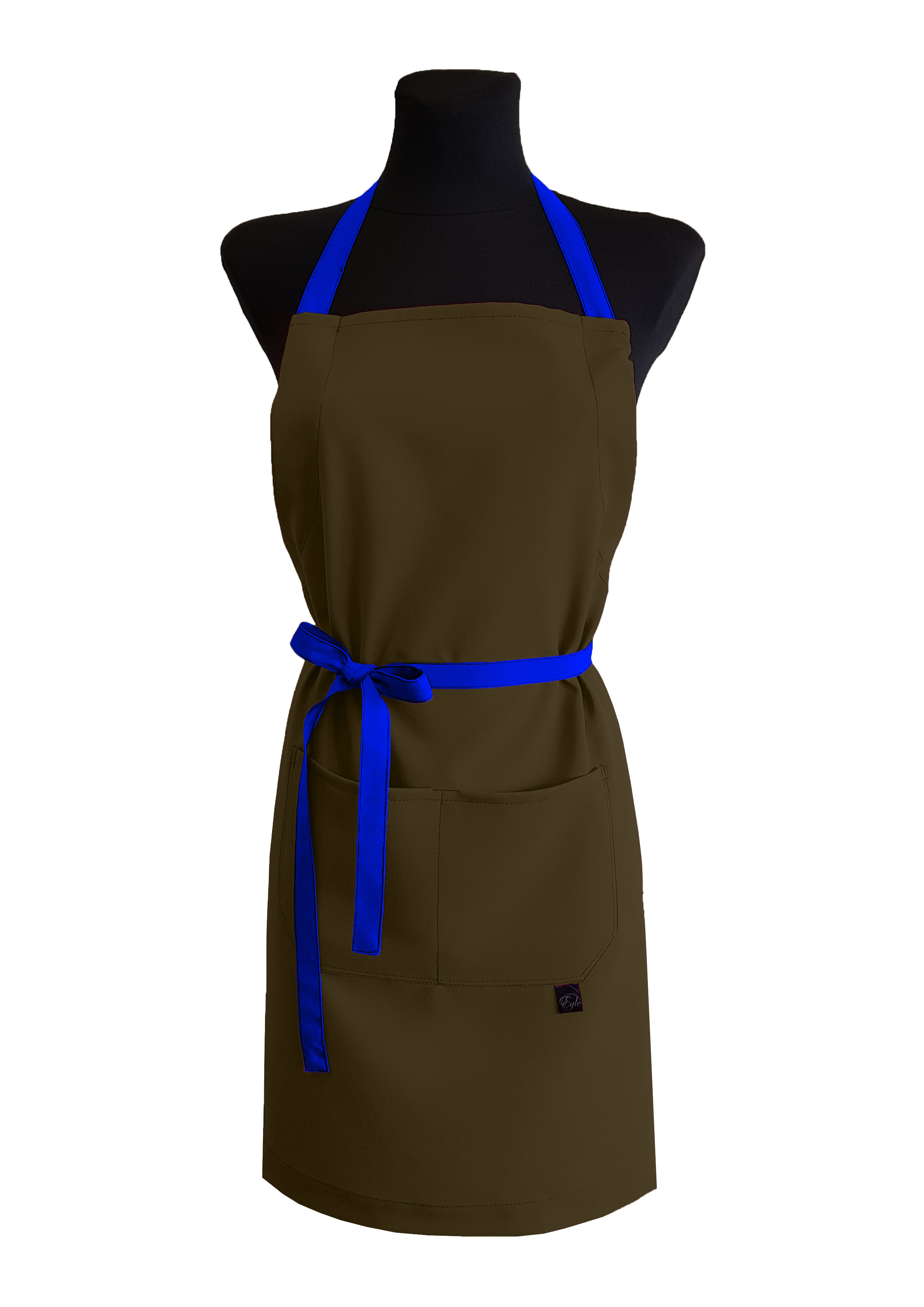 Gabardīna priekšauts brūns