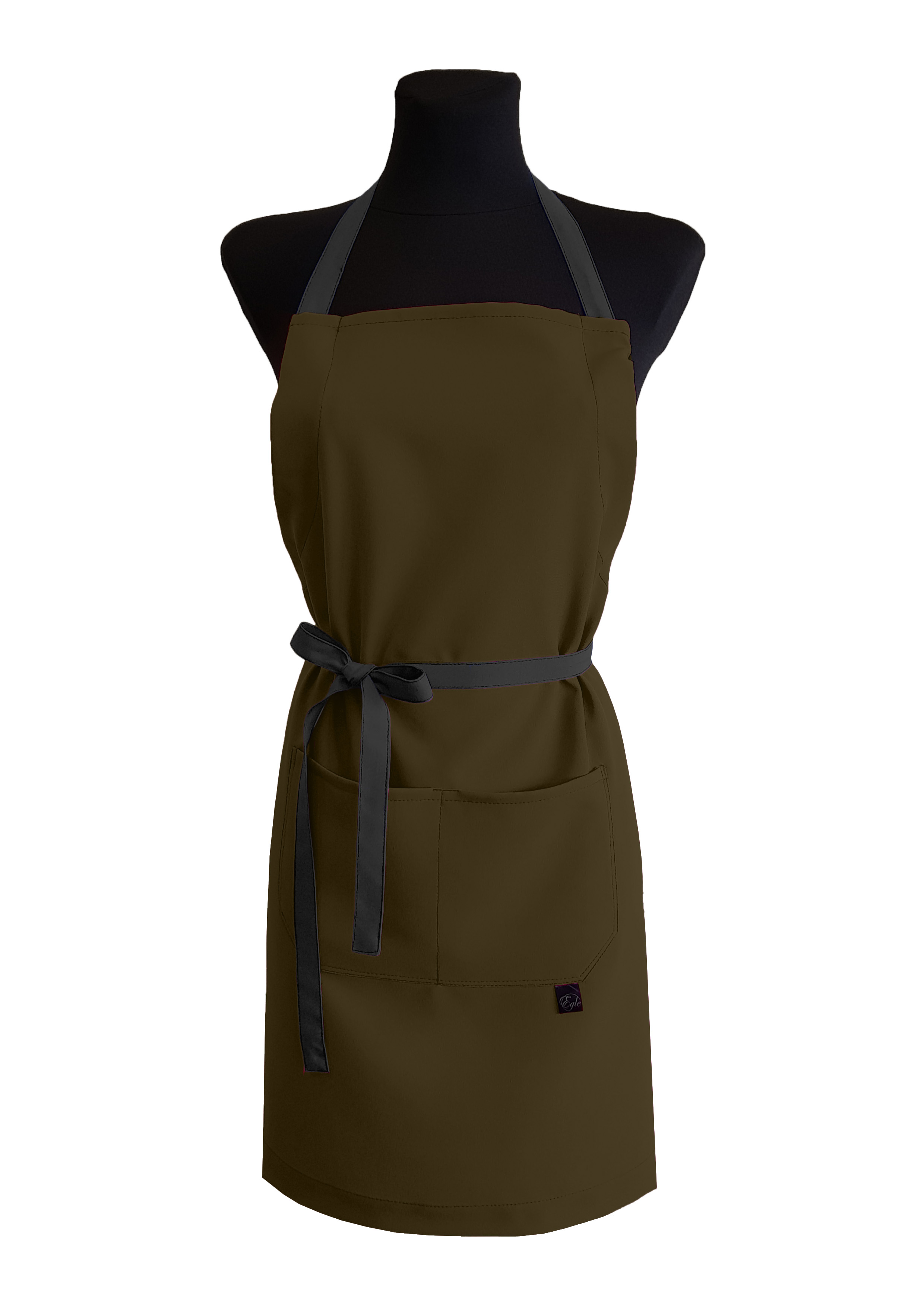Gabardīna priekšauts brūns