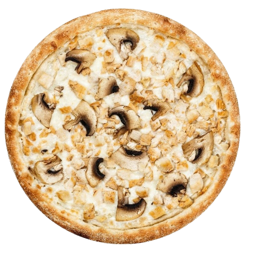 Піца "Курка-гриби"