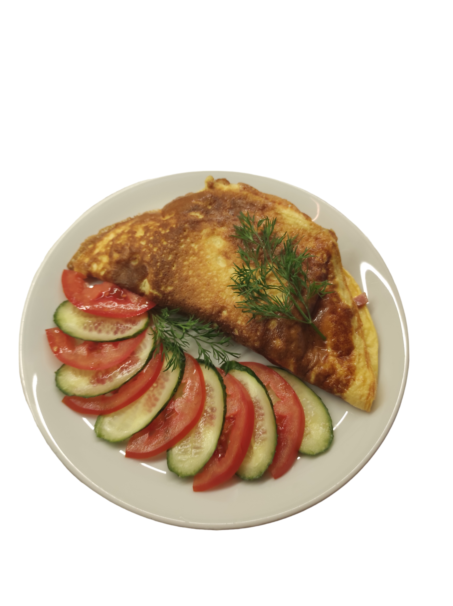 Гарячий сендвіч у яйці з шинкою та сиром