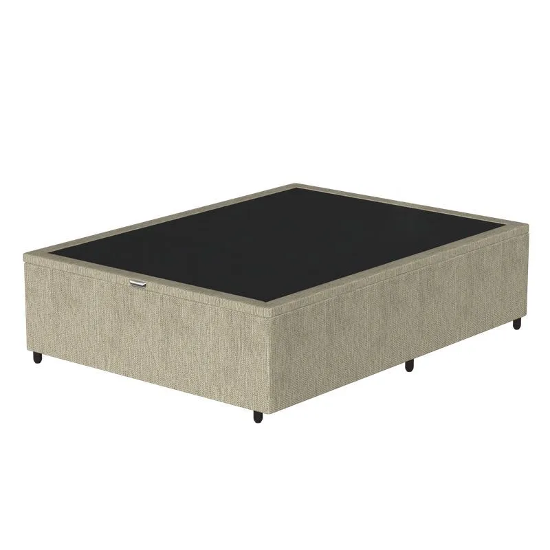 Box Baú Viúva Probel Luxo Rústico Bege (128x188x40cm)