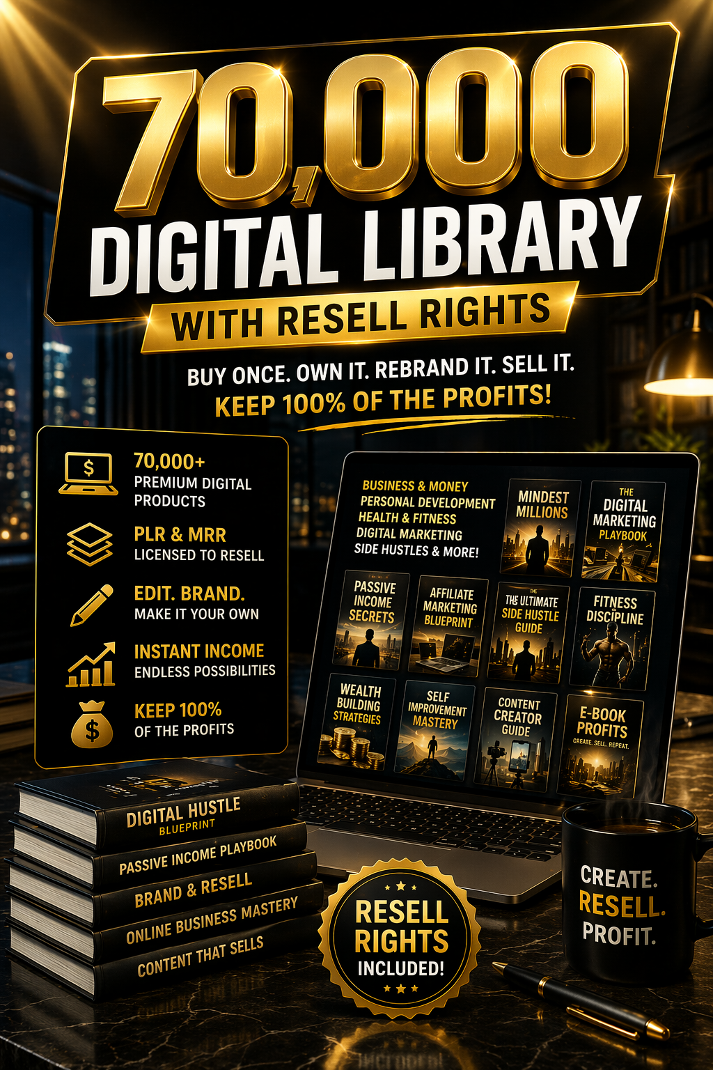 70,000 Digital Library