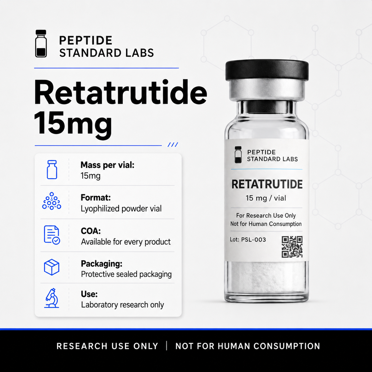 Retatrutide 15mg vial